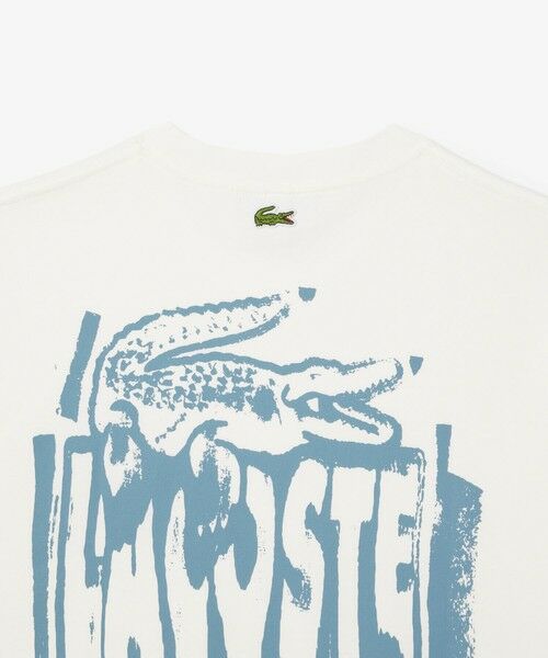 LACOSTE / ラコステ Tシャツ | ステンシルバックプリントTシャツ | 詳細6