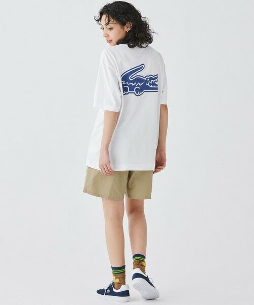 LACOSTE / ラコステ Tシャツ | 【オンライン限定】LACOSTE オーバーサイズ バック プリント Tシャツ | 詳細4