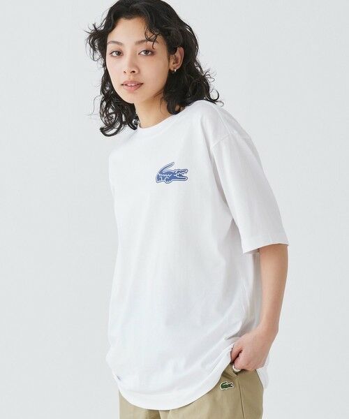 LACOSTE / ラコステ Tシャツ | 【オンライン限定】LACOSTE オーバーサイズ バック プリント Tシャツ | 詳細5