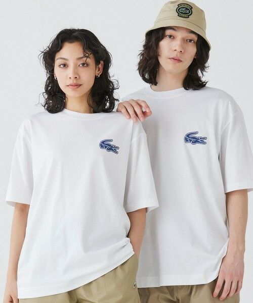 LACOSTE/ラコステ 【オンライン限定】LACOSTE オーバーサイズ バック プリント Tシャツ ホワイト 2(日本サイズS) LACOSTE/ラコステ 【オンライン限定】LACOSTE オーバーサイズ バック プリント Tシャツ ホワイト 2(日本サイズS)