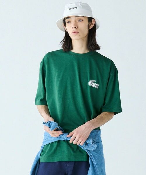 LACOSTE/ラコステ 【オンライン限定】LACOSTE オーバーサイズ バック プリント Tシャツ ダークグリーン 6(日本サイズXXL) LACOSTE/ラコステ 【オンライン限定】LACOSTE オーバーサイズ バック プリント Tシャツ ダークグリーン 6(日本サイズXXL)