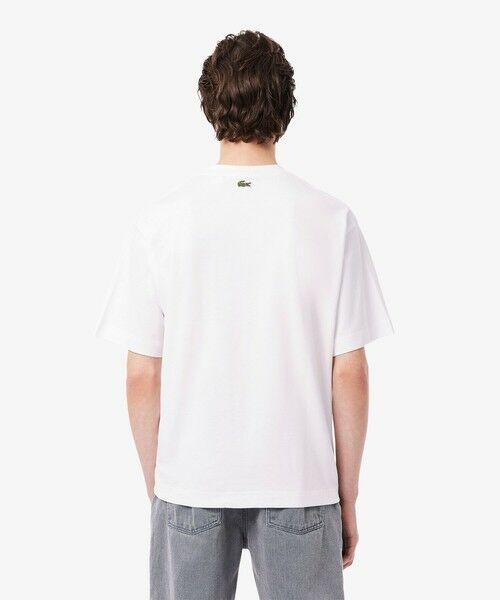 LACOSTE / ラコステ Tシャツ | テキスタイルパッチヘビーウェイトTシャツ | 詳細2