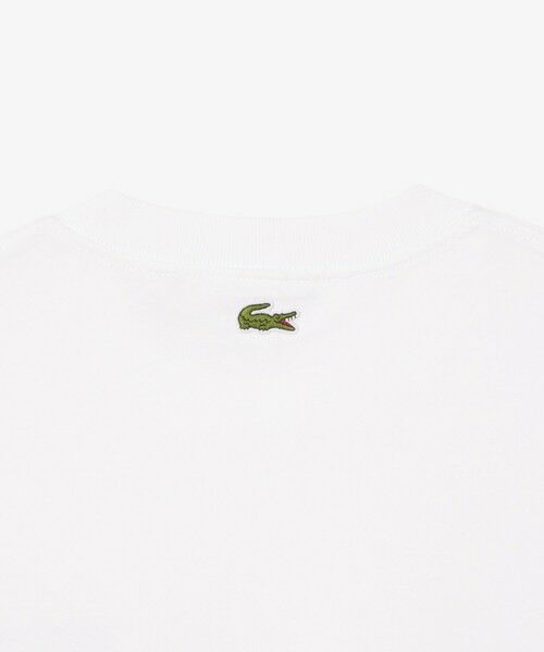 LACOSTE / ラコステ Tシャツ | テキスタイルパッチヘビーウェイトTシャツ | 詳細4