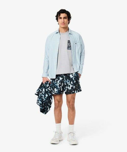 LACOSTE / ラコステ Tシャツ | テキスタイルパッチヘビーウェイトTシャツ | 詳細11