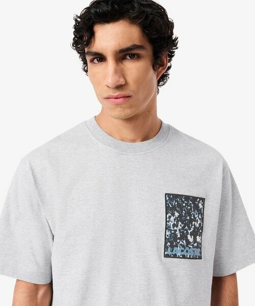 LACOSTE / ラコステ Tシャツ | テキスタイルパッチヘビーウェイトTシャツ | 詳細6