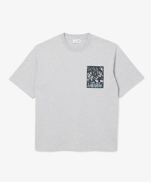 LACOSTE / ラコステ Tシャツ | テキスタイルパッチヘビーウェイトTシャツ | 詳細8