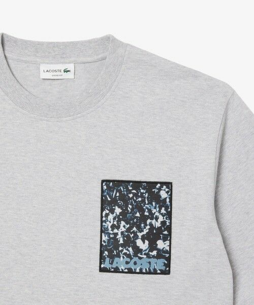 LACOSTE / ラコステ Tシャツ | テキスタイルパッチヘビーウェイトTシャツ | 詳細9