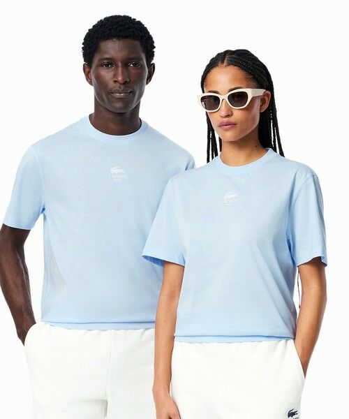 スモールパリロゴクルーネックTシャツ （Tシャツ）｜LACOSTE