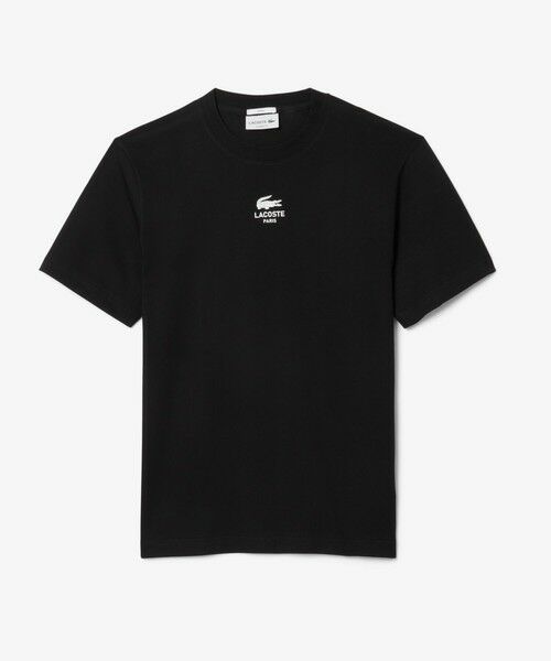 LACOSTE デカロゴ　半袖　Tシャツ　フランス製 フランスメイド オーバーサイズ ブランドネームロゴステッチ半袖