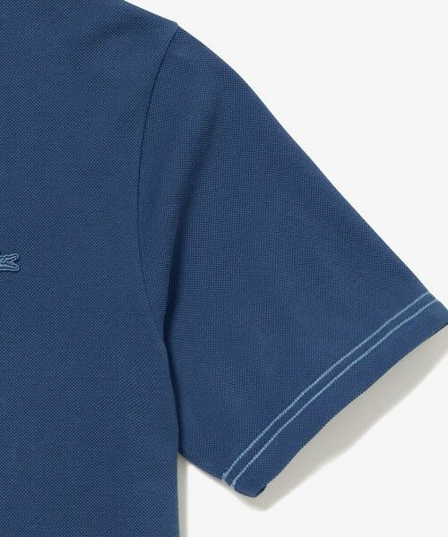 LACOSTE / ラコステ Tシャツ | スリーブネームパッチ鹿の子地Tシャツ | 詳細10
