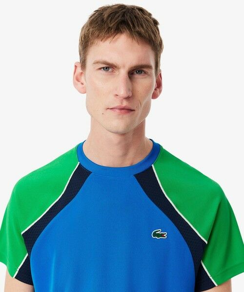 LACOSTE / ラコステ Tシャツ | 配色パネルテニスTシャツ | 詳細1