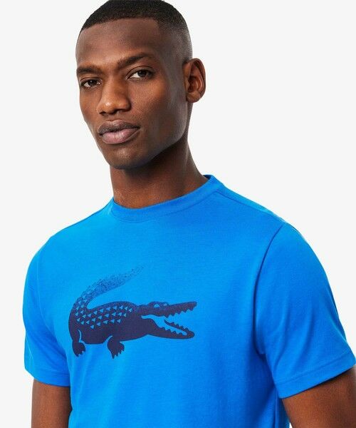LACOSTE / ラコステ Tシャツ | 『メドベージェフ』ウルトラドライ かすれワニロゴプリントTシャツ | 詳細1
