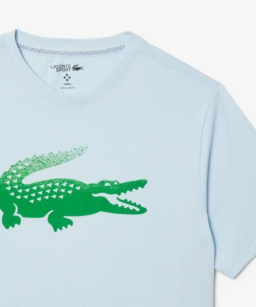 LACOSTE / ラコステ Tシャツ | 『メドベージェフ』ウルトラドライ かすれワニロゴプリントTシャツ | 詳細10