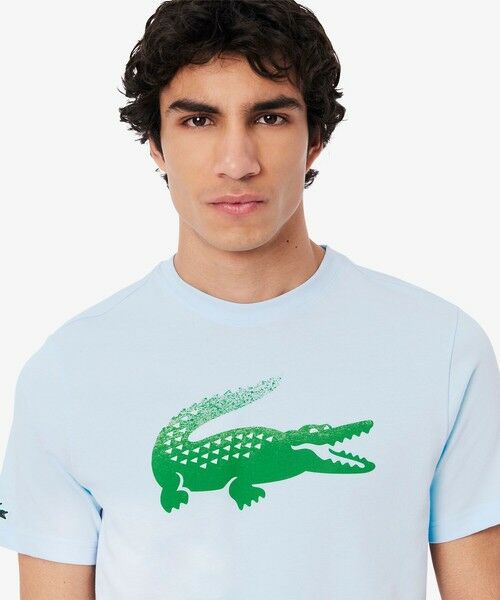 LACOSTE / ラコステ Tシャツ | 『メドベージェフ』ウルトラドライ かすれワニロゴプリントTシャツ | 詳細7