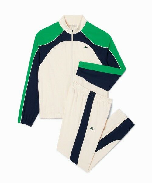 LACOSTE/ラコステ 配色切り替えセットアップトラックスーツ セットアップ ホワイト 3(日本サイズM) LACOSTE/ラコステ 配色切り替えセットアップトラックスーツ セットアップ ホワイト 3(日本サイズM)