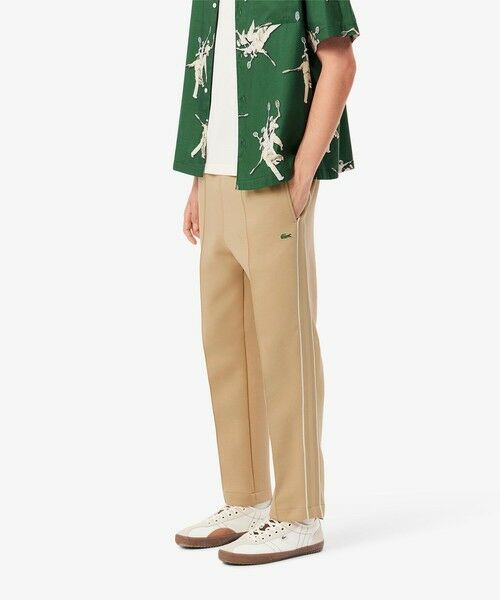 LACOSTE/ラコステ サイドテーピングダブルフェイススェットパンツ ベージュ 3(日本サイズM) LACOSTE/ラコステ サイドテーピングダブルフェイススェットパンツ ベージュ 3(日本サイズM)