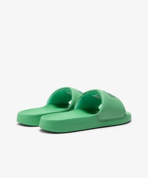 LACOSTE】ラコステ Serve Slides メタリック スライドサンダル