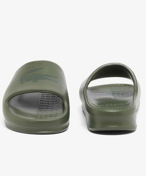 【LACOSTE】ラコステ Serve Slides メタリック スライドサンダル LACOSTE（ラコステ）の「LACOSTE ラコステ SERVE SLIDE 2.0 124