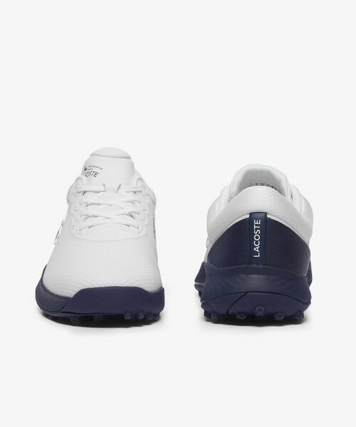 タグ付き新品　LACOSTE ゴルフシューズ ホワイト/ネイビー27cm LACOSTE GOLF☆POINT ゴルフシューズ☆ホワイト×ネイビー系
