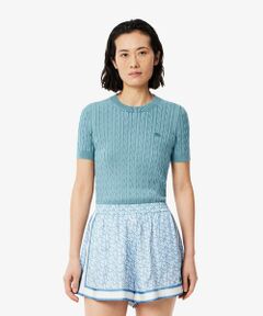 LACOSTE / ラコステ ニット・セーター | ケーブルニットTシャツ