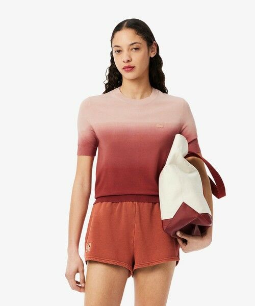 LACOSTE / ラコステ ニット・セーター | グラデーションニットTシャツ | 詳細9