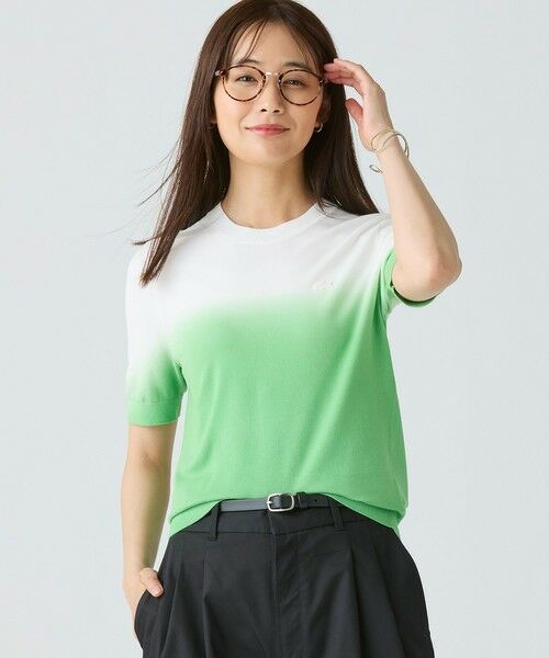 セール】 グラデーションニットTシャツ （ニット・セーター