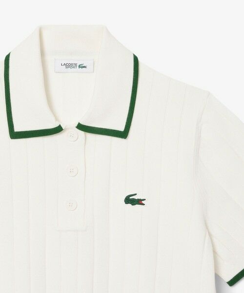 LACOSTE / ラコステ ニット・セーター | エッジ配色ゴルフニットポロシャツ | 詳細10