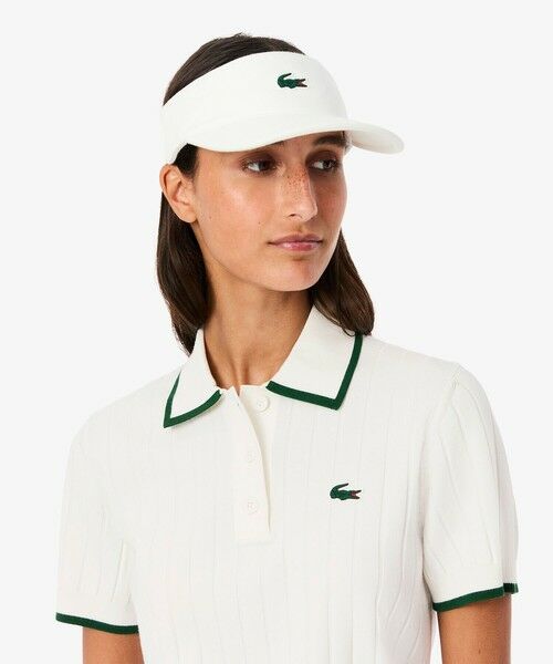 LACOSTE / ラコステ ニット・セーター | エッジ配色ゴルフニットポロシャツ | 詳細7