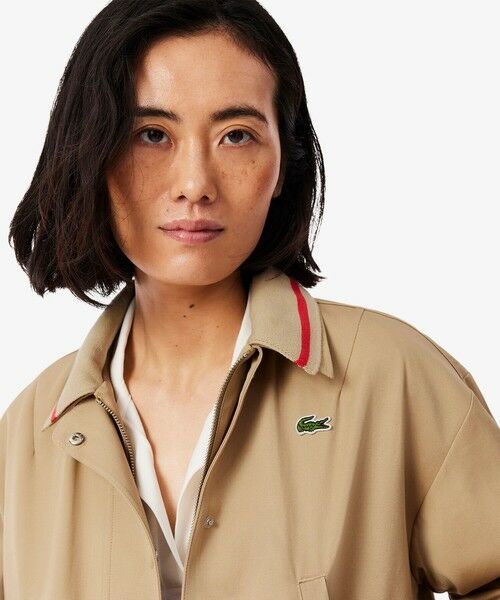 Lacoste チェック柄 ジップアップ ブルゾン ラコステ ブロックチェック ジップアップ ブルゾン ジャケット