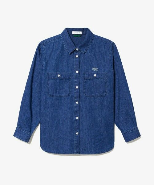 LACOSTE / ラコステ シャツ・ブラウス | ダブルポケットデニムシャツ | 詳細4