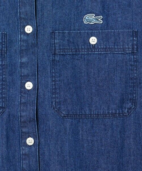 LACOSTE / ラコステ シャツ・ブラウス | ダブルポケットデニムシャツ | 詳細7
