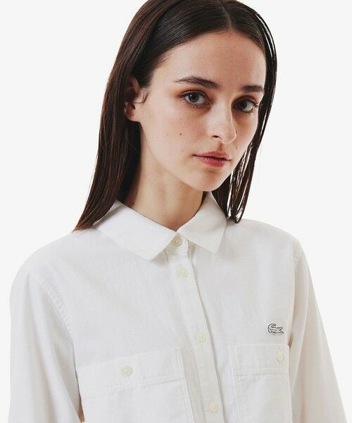 LACOSTE ラコステ ダブルポケットデニムシャツ 34-Sサイズ ダブルポケットデニムシャツ CF002J - ラコステ（LACOSTE）公式