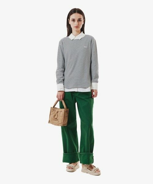 LACOSTE ラコステ ダブルポケットデニムシャツ 34-Sサイズ ラコステ LACOSTE ダブルポケットデニムシャツ （ブルー