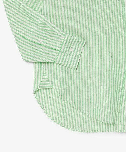 LACOSTE / ラコステ シャツ・ブラウス | リネンストライプオーバーサイズシャツ | 詳細11