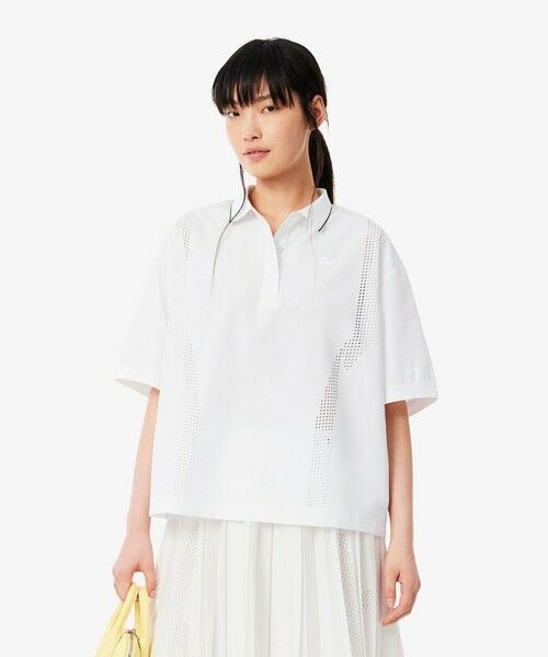 LACOSTE / ラコステ シャツ・ブラウス | レーザーカットホールテクニカルポロシャツ | 詳細1