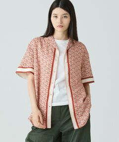 LACOSTE / ラコステ シャツ・ブラウス | ウィメンズオープンカラーモノグラムシャツ