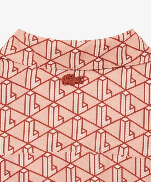 LACOSTE / ラコステ シャツ・ブラウス | ウィメンズオープンカラーモノグラムシャツ | 詳細13