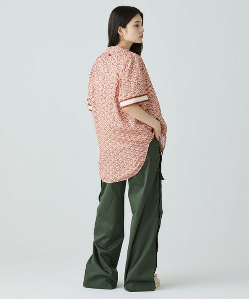 LACOSTE / ラコステ シャツ・ブラウス | ウィメンズオープンカラーモノグラムシャツ | 詳細6