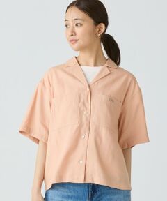 ラコステ 半袖シャツ チェック柄 トップス レディース 40サイズ ホワイト×ピンク LACOSTE LACOSTE ラコステ 半袖シャツ チェック柄 トップス レディース