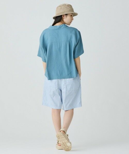 LACOSTE / ラコステ シャツ・ブラウス | リネン×レーヨンオープンカラーシャツ | 詳細5