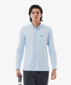 LACOSTE / ラコステ シャツ・ブラウス | ジャカードストライプボタンダウンジャージシャツ