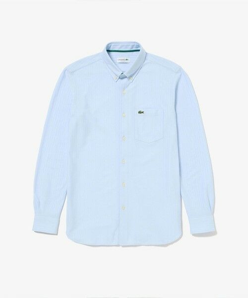 LACOSTE / ラコステ シャツ・ブラウス | ジャカードストライプボタンダウンジャージシャツ | 詳細14