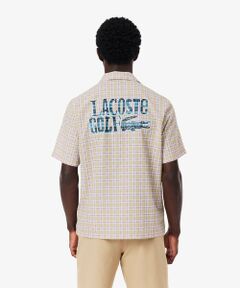 LACOSTE / ラコステ シャツ・ブラウス | ラコステゴルフチェックオープンカラーシャツ