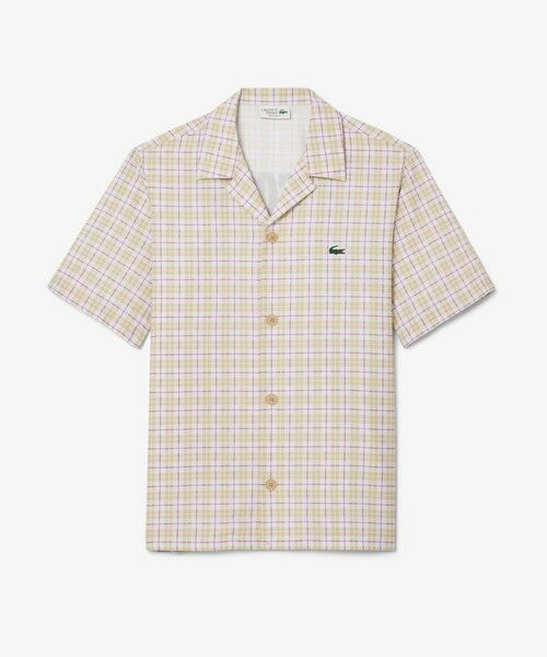 LACOSTE / ラコステ シャツ・ブラウス | ラコステゴルフチェックオープンカラーシャツ | 詳細3
