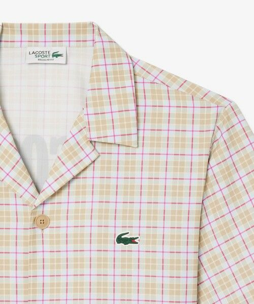 LACOSTE / ラコステ シャツ・ブラウス | ラコステゴルフチェックオープンカラーシャツ | 詳細6