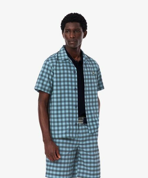 LACOSTE / ラコステ シャツ・ブラウス | ラコステゴルフチェックオープンカラーシャツ | 詳細8