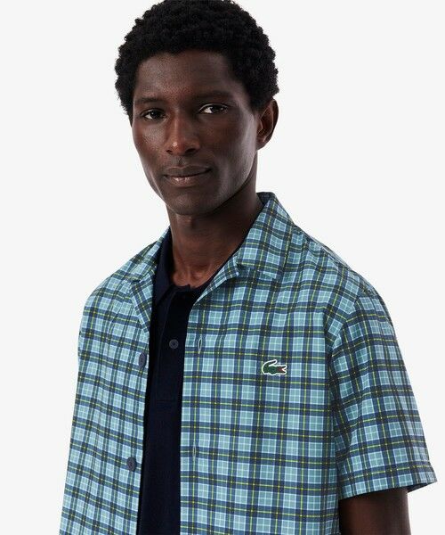 LACOSTE / ラコステ シャツ・ブラウス | ラコステゴルフチェックオープンカラーシャツ | 詳細9