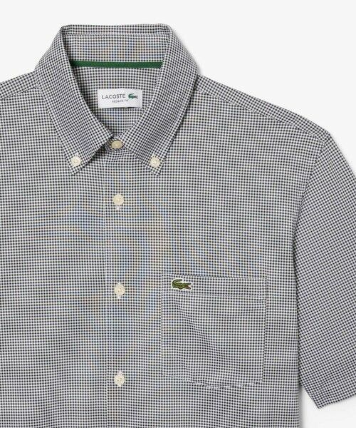 LACOSTE / ラコステ シャツ・ブラウス | マイクロチェックジャージシャツ | 詳細4
