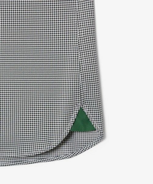 【新品未使用】ラコステ マイクロチェックジャージシャツ XL LACOSTE / ラコステ マイクロチェックジャージシャツ