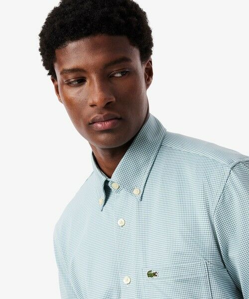 LACOSTE / ラコステ シャツ・ブラウス | マイクロチェックジャージシャツ | 詳細13